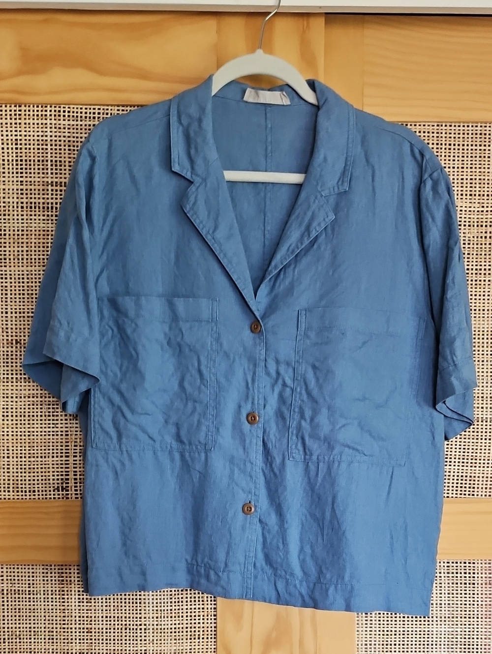 Everlane The Boxy Shirt In Linen XL